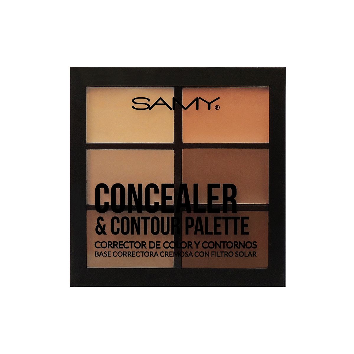 PALETA DE CORRECTORES DE COLOR Y CONTORNOS MEDIUM DARK